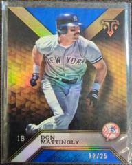 Don Mattingly [Sapphire] #96 Baseball Cards 2016 Topps Triple Threads Prices