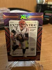 Joe Burrow [Purple] #EXT-15 Football Cards 2022 Panini XR Extra Prices