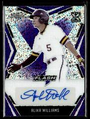 Alika Williams [Purple] Baseball Cards 2020 Leaf Flash Autographs Prices