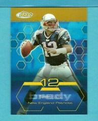 Tom Brady [Gold Refractor] #35 Football Cards 2003 Topps Finest Prices