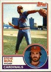 Steve Mura Baseball Cards 1983 Topps Prices