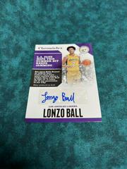 Lonzo Ball #CA-LBL Basketball Cards 2017 Panini Chronicles Autographs Prices