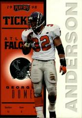 Jamal Anderson #3 Football Cards 1998 Playoff Contenders Ticket Prices