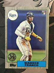 Wander Franco [Black] #87TBU-48 Baseball Cards 2022 Topps Update 1987 Prices