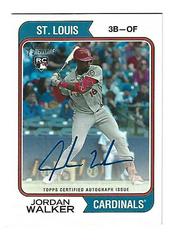 Jordan Walker Baseball Cards 2023 Topps Heritage Real One Autographs High Number Prices