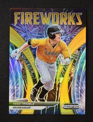 Reed Trimble [Gold Prizm] Baseball Cards 2021 Panini Prizm Draft Picks Fireworks Prices