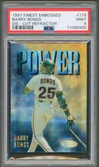Barry Bonds [Die Cut Refractor] #175 Baseball Cards 1997 Finest Embossed Prices