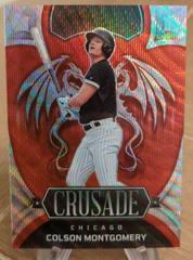 Colson Montgomery [Red Wave] #13 Baseball Cards 2023 Panini Chronicles Crusade Prices