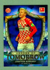 Jonathan Burkardt #HT-JB Soccer Cards 2021 Topps Chrome Bundesliga Sapphire Heroes of Tomorrow Prices