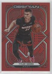 Tyler Herro [Red Flood] Basketball Cards 2020 Panini Obsidian Prices