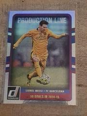 Lionel Messi [Mosaic] #10 Soccer Cards 2016 Panini Donruss Production Line Prices