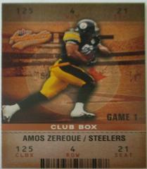 Amos Zereoue #16 Football Cards 2003 Fleer Authentix Prices