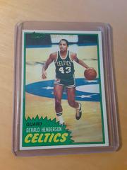 Gerald Henderson East Basketball Cards 1981 Topps Prices