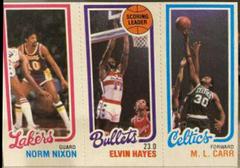 Nixon, Hayes, Carr Basketball Cards 1980 Topps Prices