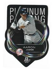 Aaron Judge #PPD-3 Baseball Cards 2023 Bowman Platinum Plating Die Cut Prices