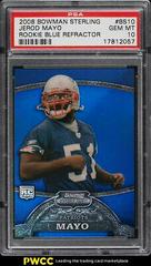 Jerod Mayo Football Cards 2008 Bowman Sterling Rookie Blue Refractor Prices