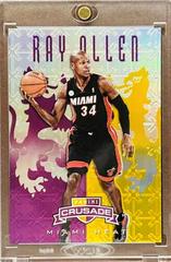 Ray Allen Green & Gold #269 Basketball Cards 2012 Panini Crusade Prizm Prices
