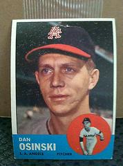 Dan Osinski #114 Baseball Cards 1963 Topps Prices