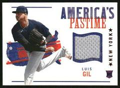Luis Gil [Red] #APS-LG Baseball Cards 2022 Panini Chronicles America's Pastime Swatches Prices