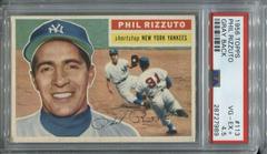 Phil Rizzuto [Gray Back] Baseball Cards 1956 Topps Prices