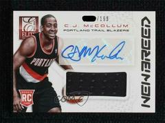 CJ McCollumn [Auto Jersey] Basketball Cards 2013 Panini Elite New Breed Autograph Jersey Prices