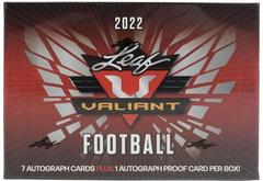 Hobby Box Football Cards 2022 Leaf Valiant Autographs Prices