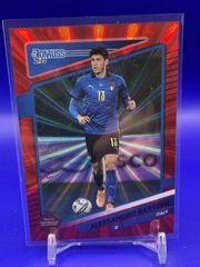 Alessandro Bastoni [Red Laser] Soccer Cards 2021 Panini Donruss Road to Qatar Prices