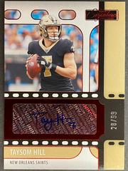 Taysom Hill [Red] #SS-THI Football Cards 2021 Panini Chronicles Signature Series Prices