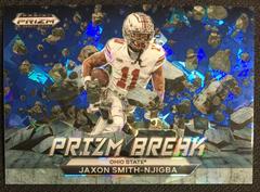 Jaxon Smith Njigba [Blue Ice] #PB-6 Football Cards 2023 Panini Prizm Draft Picks Break Prices