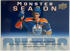 Connor McDavid #MS-25 Hockey Cards 2023 Upper Deck Monster Season Prices