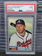 Freddie Freeman [Silver] #29 Baseball Cards 2015 Topps Archives Prices