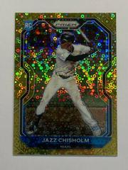 Jazz Chisholm [Gold Prizm] Baseball Cards 2021 Panini Prizm Prices