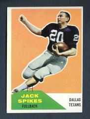 Jack Spikes Football Cards 1960 Fleer Prices