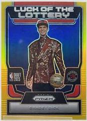 Gradey Dick [Gold] #4 Basketball Cards 2023 Panini Prizm Luck of the Lottery Prices