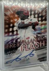 Aristides Aquino [Orange Refractor] #FFA-AA Baseball Cards 2020 Topps Chrome Freshman Flash Autographs Prices