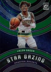 Jalen Green [Green] Basketball Cards 2022 Panini Donruss Optic Star Gazing Prices