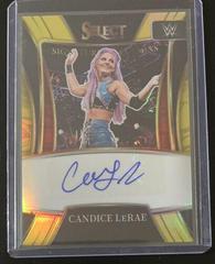Candice LeRae [Gold Prizm] Wrestling Cards 2022 Panini Select WWE Signature Selections Prices