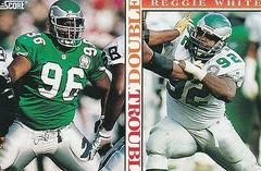 Clyde Simmons, Reggie White Football Cards 1993 Panini Score Prices