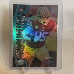 George Kittle [Teal] #CALL-19 Football Cards 2023 Panini Certified Calling Prices