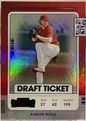 Aaron Nola [Draft Purple] #93 Baseball Cards 2021 Panini Contenders Prices