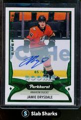 Jamie Drysdale [Emerald Ice Autograph] Hockey Cards 2021 Parkhurst Prices