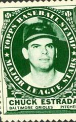 Chuck Estrada Baseball Cards 1961 Topps Stamps Prices