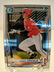 Aaron Zavala #BDC-101 Baseball Cards 2021 Bowman Draft Chrome Prices