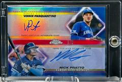 Nick Pratto, Vinnie Pasquantino [Red] Baseball Cards 2023 Topps Chrome Dual Rookie Autographs Prices