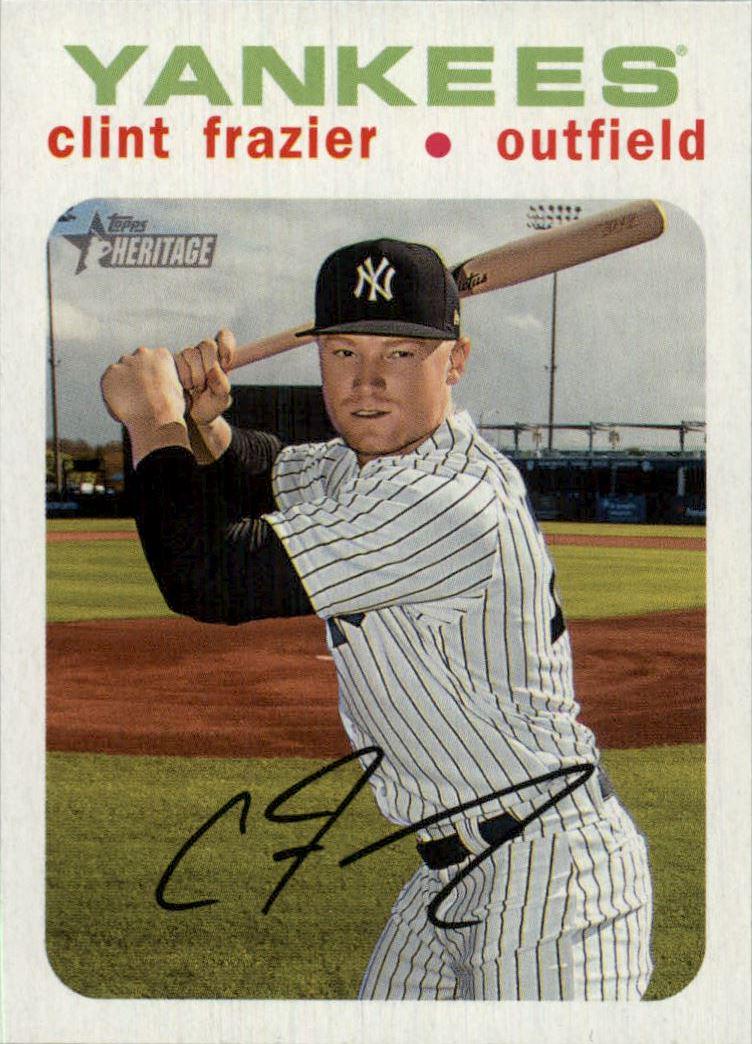 Clint Frazier [White Border] #130 Prices | 2020 Topps Heritage ...
