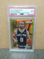 Tony Parker [Gold Prizm] Basketball Cards 2014 Panini Prizm SP Variations Prices