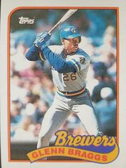 Glenn Braggs Baseball Cards 1989 Topps Prices