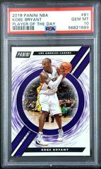 Kobe Bryant #81 Basketball Cards 2019 Panini NBA Player of the Day Prices