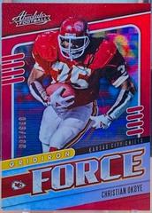 Christian Okoye [Spectrum Red] Football Cards 2019 Panini Absolute Gridiron Force Prices