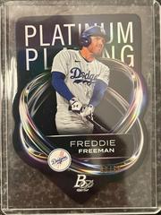Freddie Freeman #PPD-16 Baseball Cards 2023 Bowman Platinum Plating Die Cut Prices